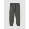 XSIDE Antrasit Regular Fit Poplin Erkek Jogger Pantolon