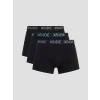 LC WAIKIKI Siyah Pamuklu Esnek Erkek Boxer 3lü