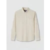 LCWAIKIKI Classic Bej Regular Fit Keten Karışımlı Erkek Gömlek