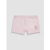 LCW Kids Ekru Baskılı Kız Çocuk Boxer 3lü