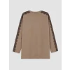 LCW EVERYDAY Kahverengi Dantel Detaylı Soft Touch Kadın Tunik
