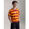 LCW Kids Kırmızı Bisiklet Yaka Galatasaray Baskılı Erkek Çocuk Tişört