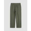 XSIDE Haki Loose Fit Erkek Müslin Pantolon