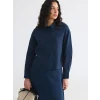 LCW Modest Lacivert Modal Karışımlı Kadın Gömlek