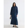 LCW Modest Lacivert Modal Karışımlı Kadın Gömlek