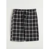 LC WAIKIKI Siyah Standart Kalıp Erkek Şortlu Pijama Takımı