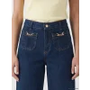 LCW Jeans İndigo Wideleg Kadın Jean Pantolon