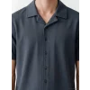 LC WAIKIKI Antrasit Regular Fit Erkek Şortlu Pijama Takımı