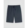 LC WAIKIKI Antrasit Regular Fit Erkek Şortlu Pijama Takımı