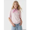 LCW Kids Pembe Loose Fit Baskılı Kız Çocuk Tişört