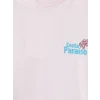 LCW Kids Pembe Loose Fit Baskılı Kız Çocuk Tişört