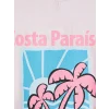 LCW Kids Pembe Loose Fit Baskılı Kız Çocuk Tişört