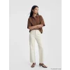 LCW Jeans Ekru Crop Flare Kadın Jean Pantolon