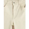 LCW Jeans Ekru Crop Flare Kadın Jean Pantolon