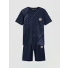 LC WAIKIKI Lacivert Fenerbahçe Baskılı Erkek Şortlu Pijama Takımı