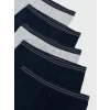 LC WAIKIKI Lacivert Standart Kalıp Pamuklu Esnek Erkek Boxer 5li