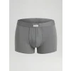 LC WAIKIKI Yeşil Standart Kalıp Pamuklu Esnek Erkek Boxer 3lü