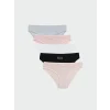 LCW Young Pembe Baskılı Bikini Külot 5li