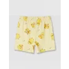 LCW Kids Ekru Baskılı Kız Çocuk Şortlu Pijama Takımı