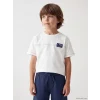 LCW Kids Beyaz Baskılı Erkek Çocuk Takım
