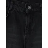 LCW Kids Siyah Geniş Paça Erkek Çocuk Jean Şortolon