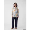 LCW Modest Turuncu Desenli Oversize Kadın Gömlek Tunik