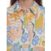LCW Modest Turuncu Desenli Oversize Kadın Gömlek Tunik