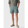 LCW SWIMWEAR Yeşil Kısa Boy Desenli Erkek Deniz Şortu