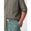 LCW SWIMWEAR Yeşil Kısa Boy Desenli Erkek Deniz Şortu