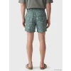 LCW SWIMWEAR Yeşil Kısa Boy Desenli Erkek Deniz Şortu
