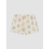 LCW DREAM Ekru Baskılı Kadın Şortlu Pijama Takımı