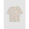 LCW DREAM Ekru Baskılı Kadın Şortlu Pijama Takımı