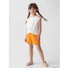 LCW Kids Beyaz Desenli Kız Çocuk Takım