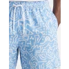 LCW SWIMWEAR Mavi Kısa Boy Desenli Erkek Deniz Şortu