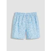 LCW SWIMWEAR Mavi Kısa Boy Desenli Erkek Deniz Şortu