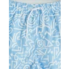 LCW SWIMWEAR Mavi Kısa Boy Desenli Erkek Deniz Şortu