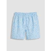 LCW SWIMWEAR Mavi Kısa Boy Desenli Erkek Deniz Şortu