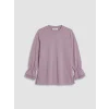 LCW EVERYDAY Lila Soft Touch Kadın Sweatshirt Tunik