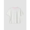 LCW Young Pembe Bisiklet Yaka Baskılı Kadın Pijama Takımı