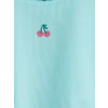 LCW Kids Yeşil Nakışlı Kız Çocuk Takım