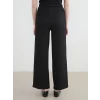 LCW Modest Siyah Beli Lastikli Dokulu Kadın Pantolon