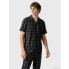 LC WAIKIKI Antrasit Regular Fit Ekose Erkek Pijama Takımı