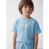 LCW Kids Mavi Baskılı Erkek Çocuk Takım