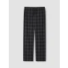 LC WAIKIKI Antrasit Regular Fit Ekose Erkek Pijama Takımı