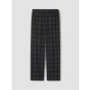 LC WAIKIKI Antrasit Regular Fit Ekose Erkek Pijama Takımı