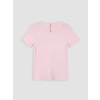 LCW Kids Pembe Bebe Yaka Kız Çocuk Tişört