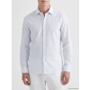 LCW BUSINESS Mavi Slim Fit Çizgili Erkek Gömlek