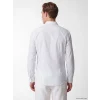 LCW BUSINESS Mavi Slim Fit Çizgili Erkek Gömlek