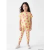 LCW Kids Sarı Kız Çocuk Karpuz Desenli Tayt