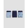 LCW Kids Mavi Erkek Çocuk Boxer 3lü Paket